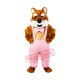 Brown & White Cat Mascot Costume Brown & White Cat Mascot Costume