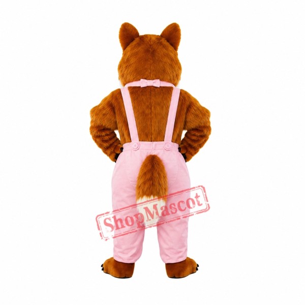 Brown & White Cat Mascot Costume Brown & White Cat Mascot Costume