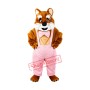 Brown & White Cat Mascot Costume
