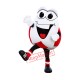 Happy Lightweight Football Mascot Costume Happy Lightweight Football Mascot Costume