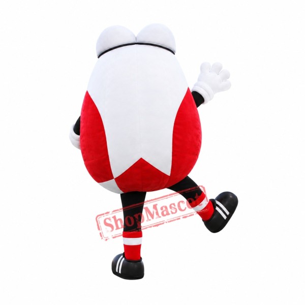 Happy Lightweight Football Mascot Costume