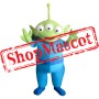 High Quality Green Alien Mascot Costume