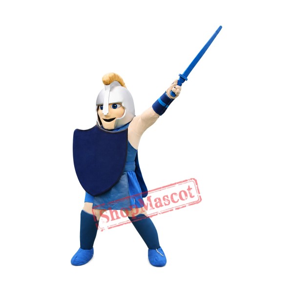 Happy Lightweight Warrior Mascot Costume Happy Lightweight Warrior Mascot Costume