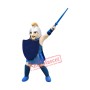 Happy Lightweight Warrior Mascot Costume