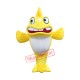 Cute Lightweight Yellow Fish Mascot Costume Cute Lightweight Yellow Fish Mascot Costume