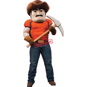 High Quality Miner Mascot Costume