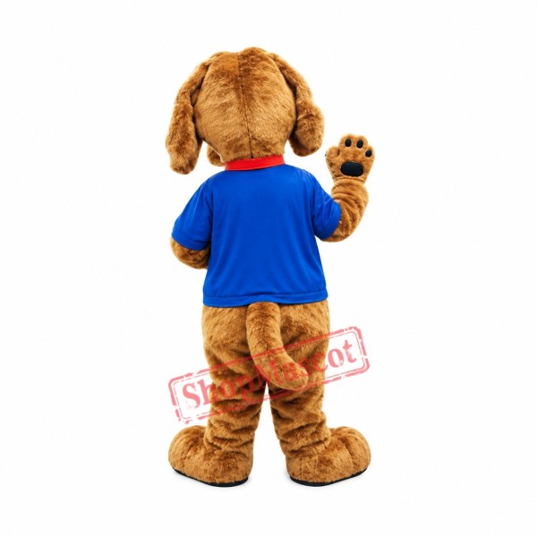 College Brown Dog Mascot Costume