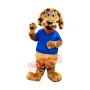 College Brown Dog Mascot Costume