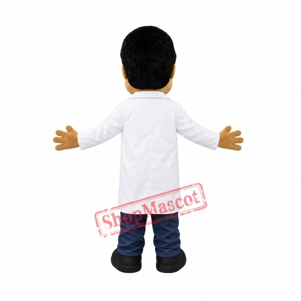 Young Man Doctor Mascot Costume Young Man Doctor Mascot Costume