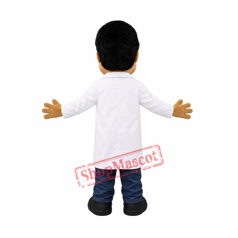 Young Man Doctor Mascot Costume Young Man Doctor Mascot Costume