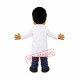 Young Man Doctor Mascot Costume Young Man Doctor Mascot Costume
