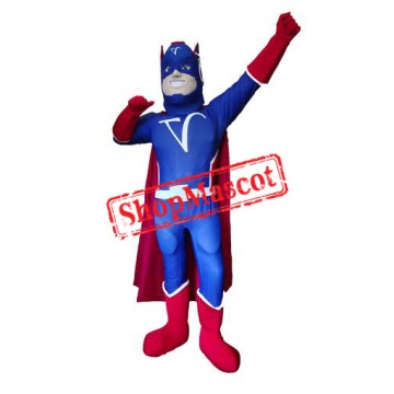 Blue Captain Mascot Costume