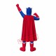 Blue Captain Mascot Costume Blue Captain Mascot Costume