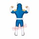 Happy Lightweight Blue Captain Mascot Costume Happy Lightweight Blue Captain Mascot Costume