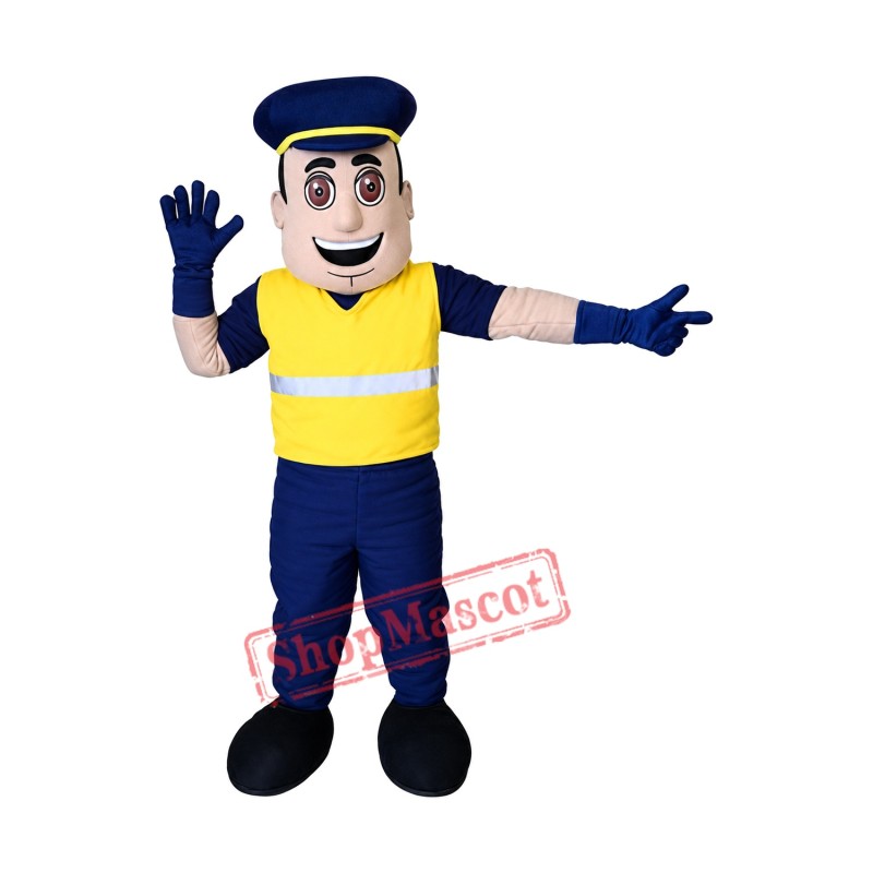Traffic Officer Mascot Costume