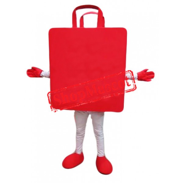 Red Bag Mascot Costume