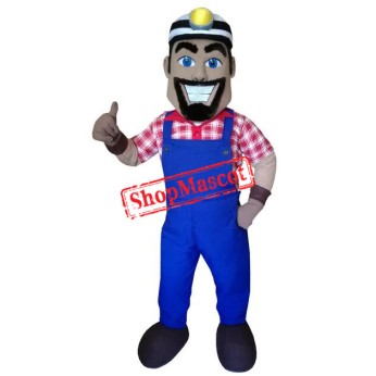 High Quality Lightweight Miner Mascot Costume