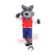 Friendly College Wolf Mascot Costume
