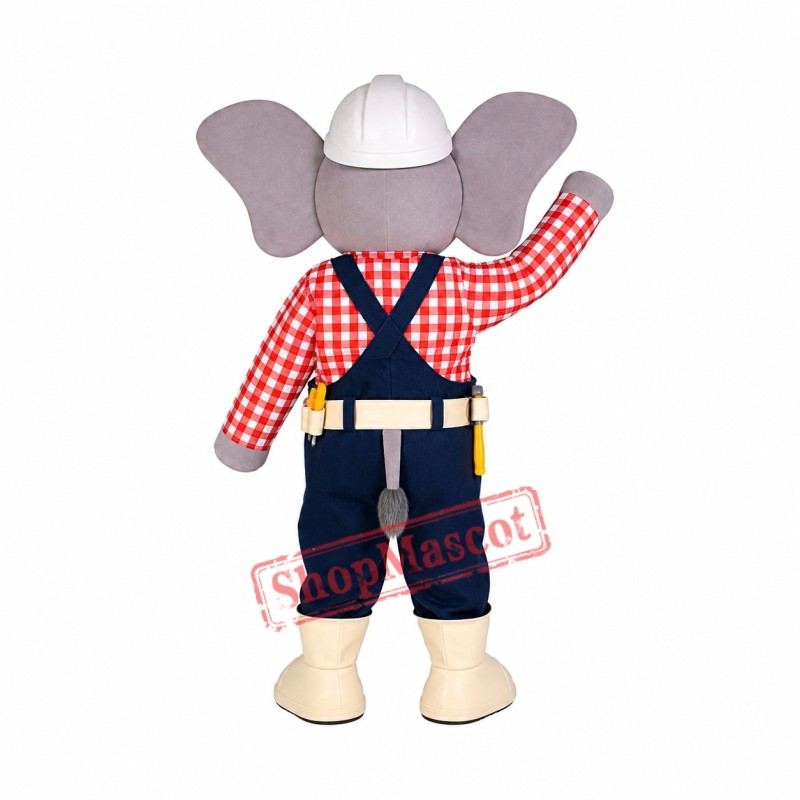 Repairer Elephant Mascot Costume