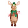 Mini Moose Mascot Costume