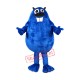 Cute Blue Beaver Mascot Costume Cute Blue Beaver Mascot Costume
