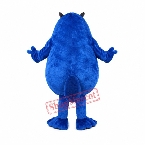 Cute Blue Beaver Mascot Costume Cute Blue Beaver Mascot Costume
