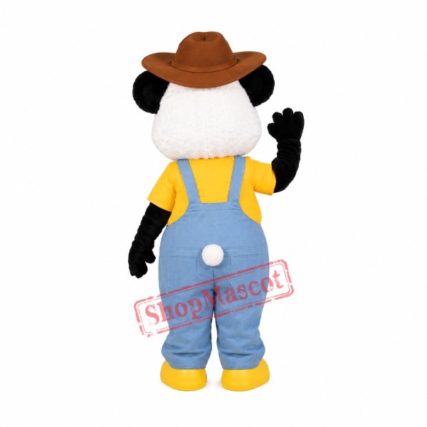 Cute College Panda Mascot Costume Cute College Panda Mascot Costume
