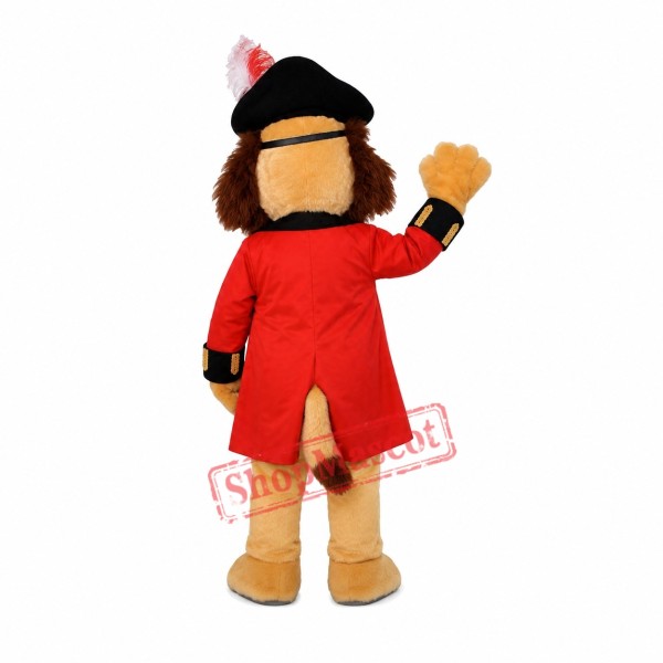 Pirate Lion Mascot Costume Pirate Lion Mascot Costume