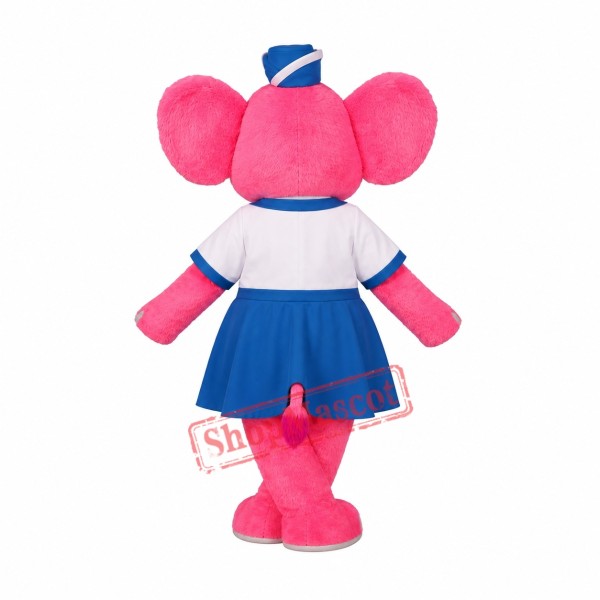 Pink Lightweight Elephant Mascot Costume