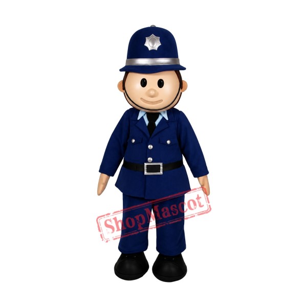 Happy Lightweight Policeman Mascot Costume Happy Lightweight Policeman Mascot Costume