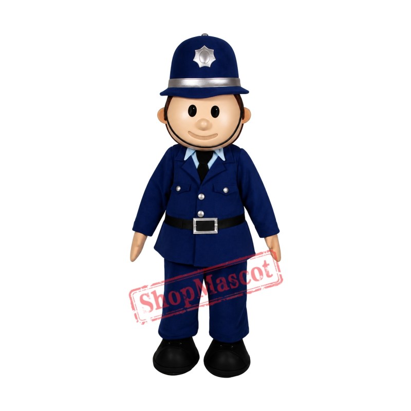 Happy Lightweight Policeman Mascot Costume Happy Lightweight Policeman Mascot Costume