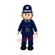 Happy Lightweight Policeman Mascot Costume Happy Lightweight Policeman Mascot Costume