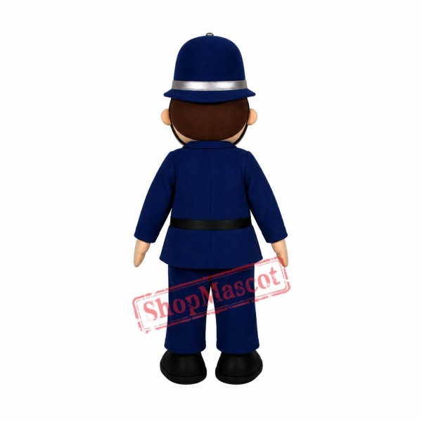 Happy Lightweight Policeman Mascot Costume Happy Lightweight Policeman Mascot Costume