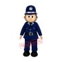 Happy Lightweight Policeman Mascot Costume