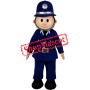 Happy Lightweight Policeman Mascot Costume
