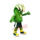 Green Wave Mascot Costume Green Wave Mascot Costume