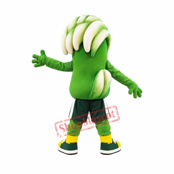 Green Wave Mascot Costume