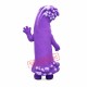 Purple Wave Mascot Costume Purple Wave Mascot Costume