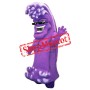 Purple Wave Mascot Costume