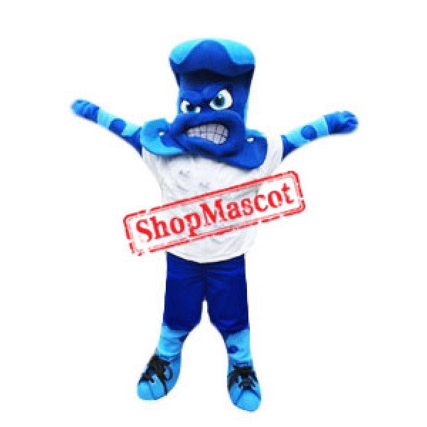 Sport Blue Wave Mascot Costume