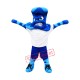 Sport Blue Wave Mascot Costume Sport Blue Wave Mascot Costume
