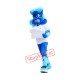 Sport Blue Wave Mascot Costume Sport Blue Wave Mascot Costume