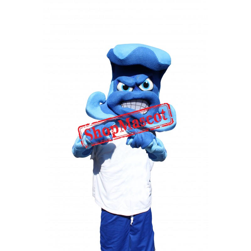 Sport Blue Wave Mascot Costume