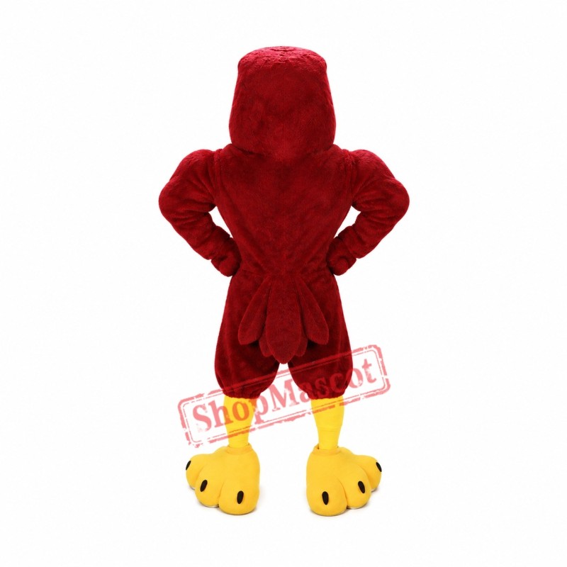 Power Falcon Mascot Costume Power Falcon Mascot Costume