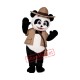 Happy Lightweight Panda Mascot Costume Happy Lightweight Panda Mascot Costume