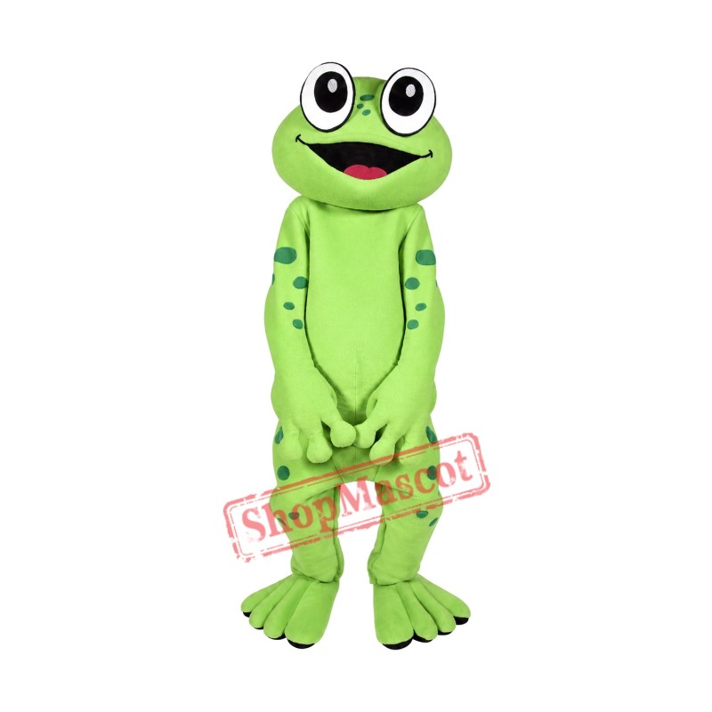 Top Quality Happy Frog Mascot Costume
