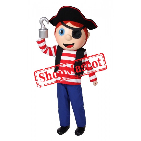 Pirate Boy Mascot Costume