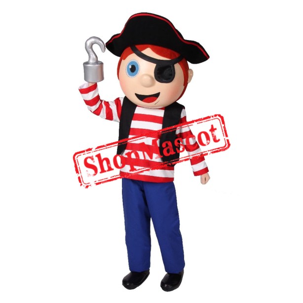 Pirate Boy Mascot Costume
