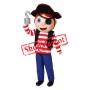 Pirate Boy Mascot Costume