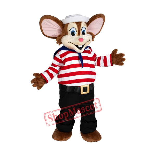 Stripe Mouse Mascot Costume